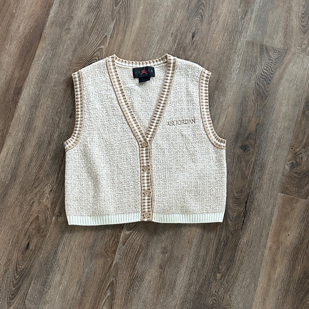 Jordan Beige and Brown Tank Top